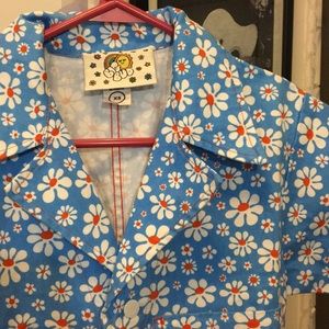 Big Bud Press Lazy Daisy Jumpsuit - Blue